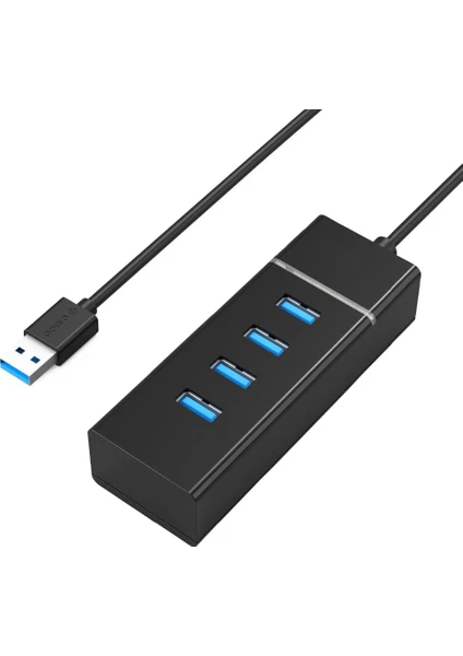 USB 3.0 Super Speed 4 Port 5 Gbps Çoklayıcı Hub 30 cm Model No: AL2328 - Siyah