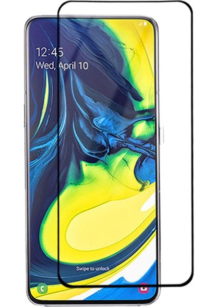 Samsung Galaxy A80 Curve Nano Glass Cam Ekran Koruyucu