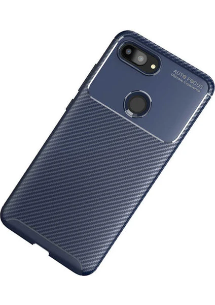 Zore Xiaomi Mi 8 Lite Negro Silikon Kılıf Lacivert