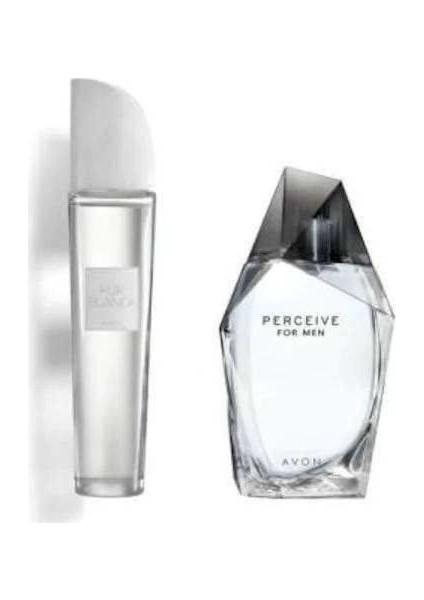 Perceive Erkek Edt 100 ml & Avon Purblanca Edt Bayan Parfüm