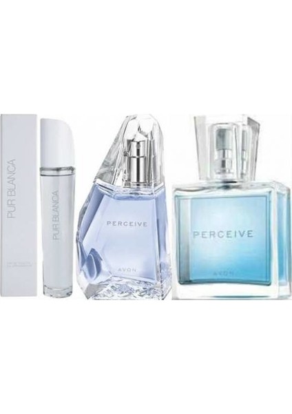 Perceive 50 Ml+30 ml Bayan Edp+Avon Purblanca 50 ml Bayan Edt