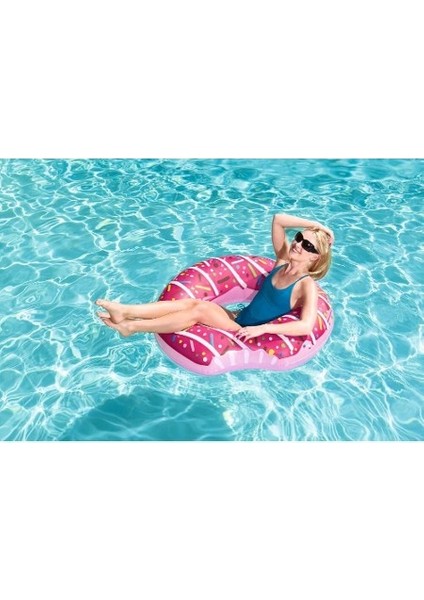 Donut Simit - Şişme Donut Simit - Deniz Şişme Donut Simit - Deniz Simit Donut - Şişme Simit Donut 107 Cm.