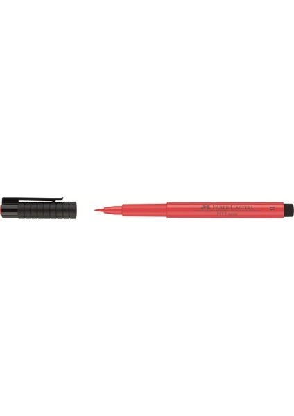 Pitt Artist Pen Çizim Kalemi Fırça Uçlu Neon*Red (Fosforlu Kırmızı)