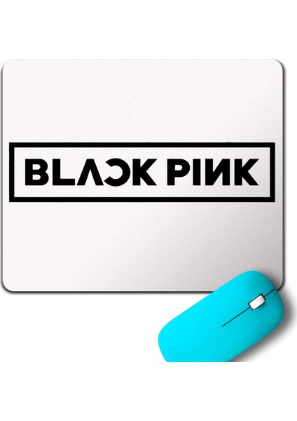 Black Pink Blackpink Logo Mouse Pad