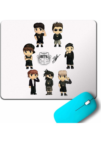 Bts Bangtan Boy All Characters Mouse Pad