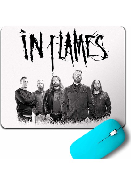 In Flames All For Me Logo Mouse Pad