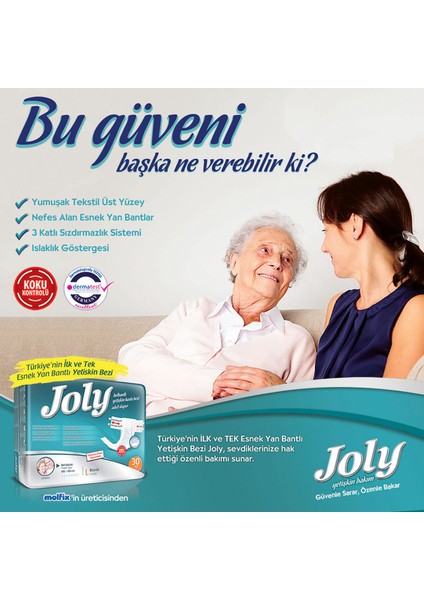 JOLY YETİŞKİN BEZİ MEDIUM 120 ADET