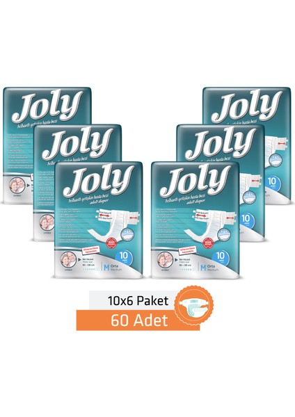 JOLY YETİŞKİN HASTA BEZİ MEDIUM 60 ADET