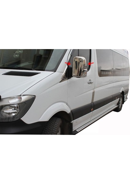 Mb Sprinter W906/Crafter 2007-2017 Ayna Kapağı ABS Krom 2 Parça