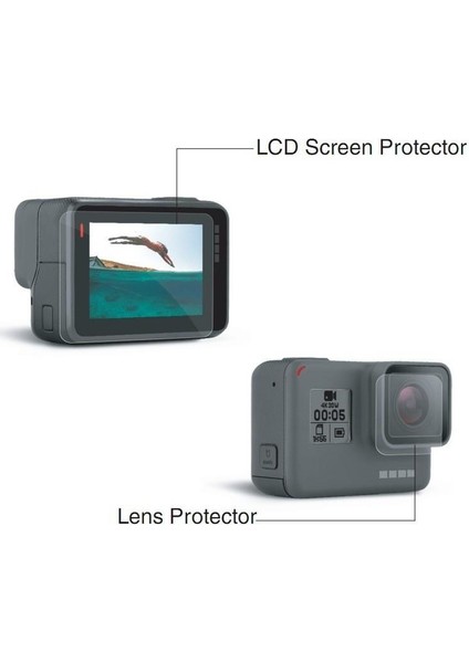 Gopro Hero 5 Lcd ve Lens Koruyucu