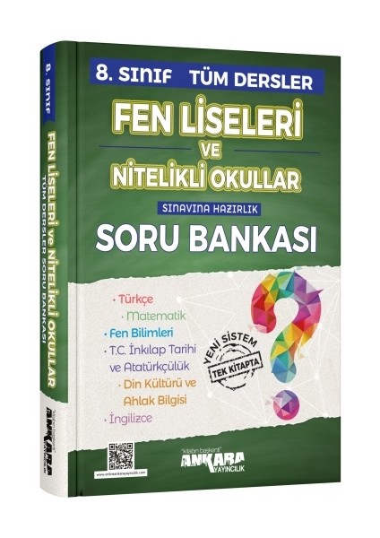 8.Sınıf Tüm Dersler Soru Bankası Fen Lisleri Ve Nitelikli Okullar İçin