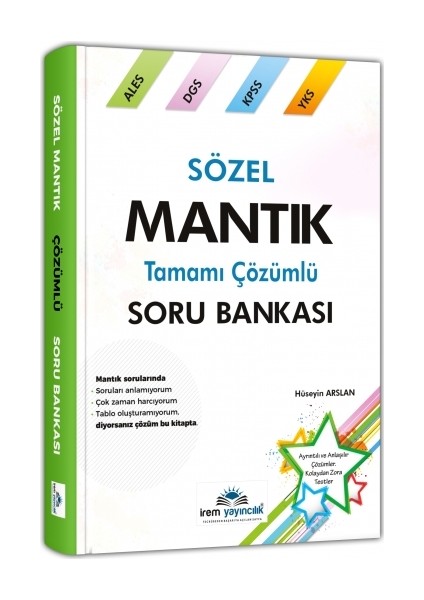 Sözel Mantık Tamamı Çözümlü Soru Bankası