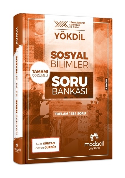YÖKDİL Sosyal Bilimler Tamamı Çözümlü Soru Bankası - Suat Gürcan