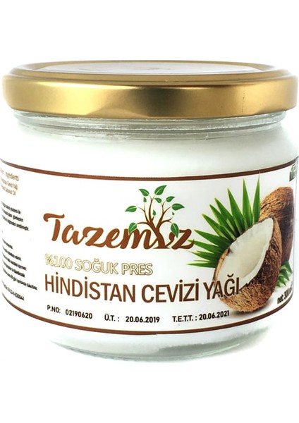 Hindistan Cevizi Yağı 300 ml