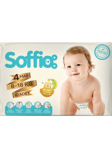 4 Numara Maxi 30'lu Bebek Bezi