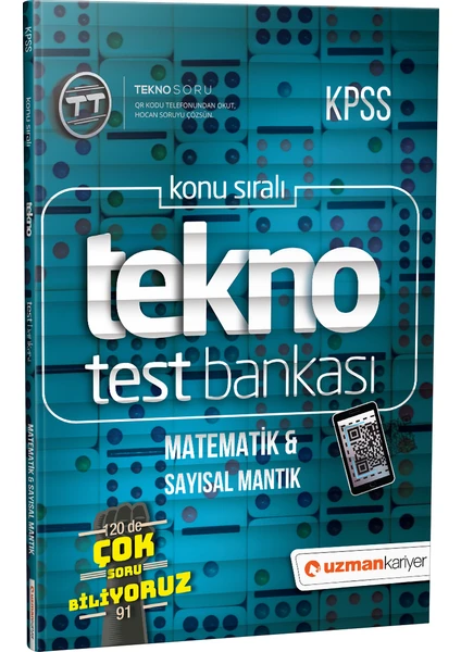 Uzman Kariyer Yayınları Tekno Matematik & Sayısal Mantık Test Bankası Dijital Çözümlü