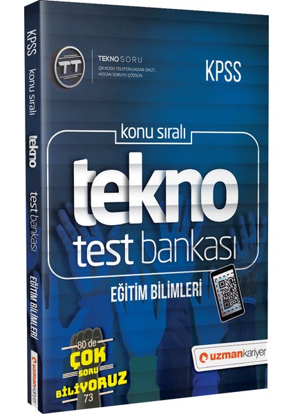 Uzman Kariyer Yayınları KPSS Eğitim Bilimleri Tekno Test Dijital Çözümlü