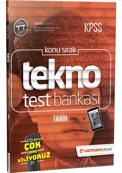 Uzman Kariyer Yayınları Tekno Tarih Test Bankası Dijital Çözümlü