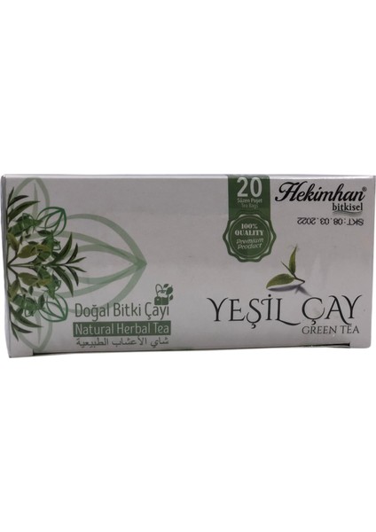 Yeşil Çay 20'li Süzen Poşet