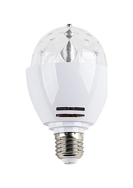 3W Power LED-RGB-360 Disko Ampul E27 Duylu-Led Par Işık Robotu CT-4061
