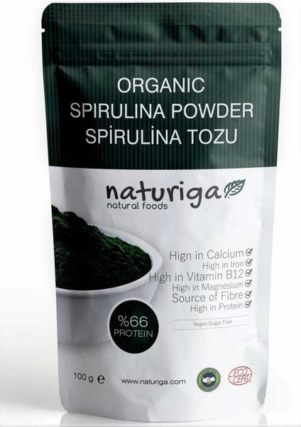 Organik Spirulina Tozu 100 Gr.