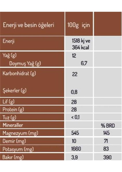 Organik Kakao Tozu 100 Gr.