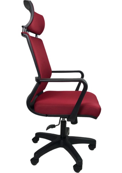 Efor Kırmızı Fileli Ofis Koltuğu Büro Koltuğu
