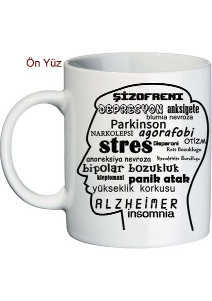 Psikolog Kupa Bardak - Psikiyatri Uzmanı Hediyesi fiyatları