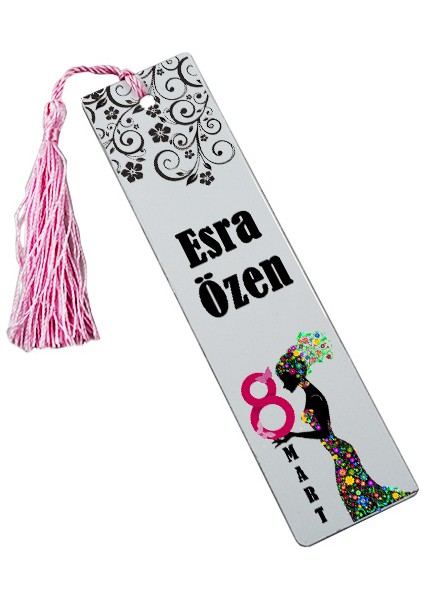 Dünya Kadınlar Günü Hediyesi Isimli Kitap Ayracı