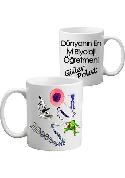 Biyoloji Öğretmeni Öğretmenler Günü Hediyesi Kupa Bardak