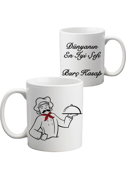 Aşçıya Hediye Şef Kupa Bardak