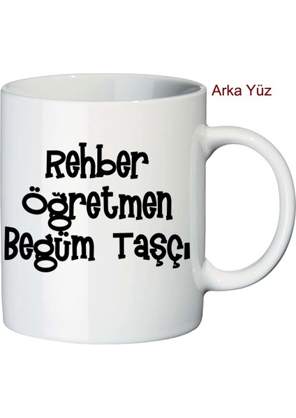 Bayan Rehber Öğretmene Hediye Kupa Bardak modelleri