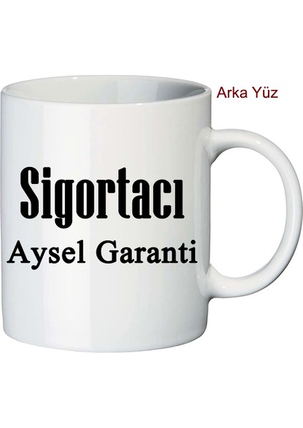 Sigortacıya Hediye Kupa Bardak modelleri