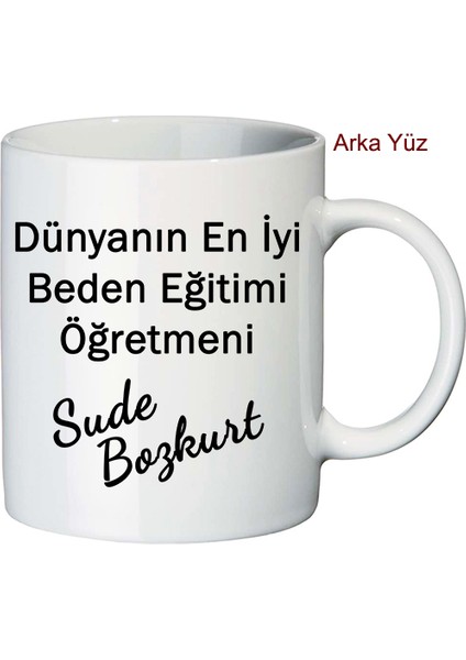 Beden Eğitimi Öğretmeni Hediyesi Kupa Bardak modelleri