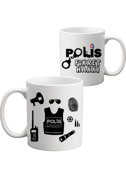 Polis Hediyesi Kupa Bardak