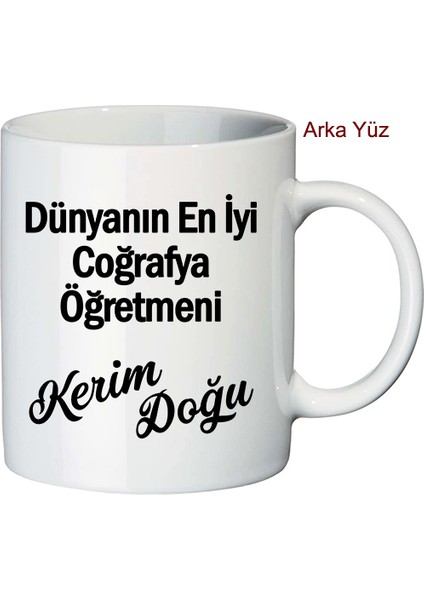 Coğrafya Öğretmeni Öğretmenler Günü Hediyesi Kupa Bardak modelleri
