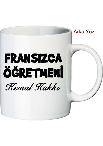 Fransızca Öğretmenine Öğretmenler Günü Hediyesi Kupa Bardak modelleri