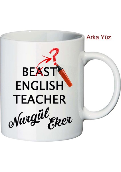 Ingilizce Öğretmenine Hediye Best Teacher Kupa Bardak modelleri