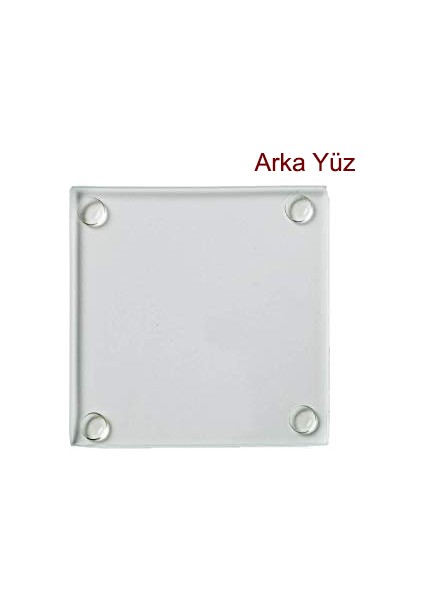 Romantik Sevgililere Özel Isimli Cam Bardak Altlığı modelleri