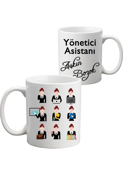 Yönetici Asistanı Kupa Bardak - Sekretere Hediye