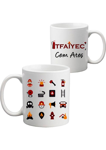 Itfaiyeci Kupa Bardak - Itfaiye Görevlisine Hediye