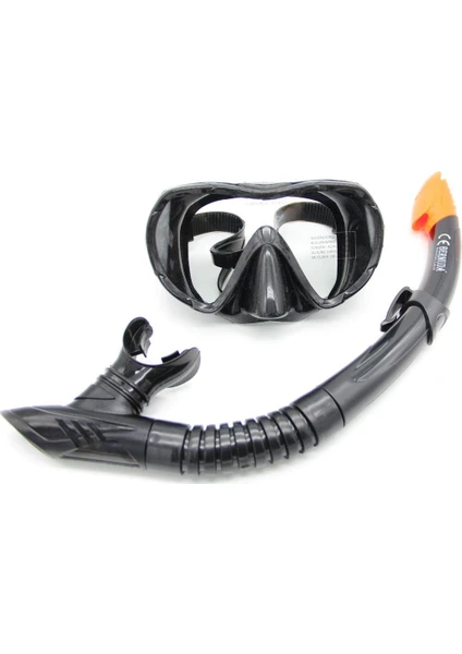 Tempered Silikon Maske Şnorkel Set