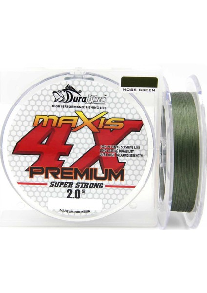 Maxis Premium 4X Moss Green İp Olta Misinası