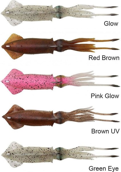 3D Tpe Swim Squid 18,8Cm 63Gr Kalamar Silikon Yem