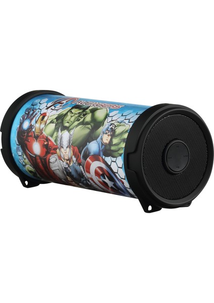 Marvel Avengers Yenilmezler Radyolu USBli Bluetooth Hoparlör Lisanslı MV-1003-AV1