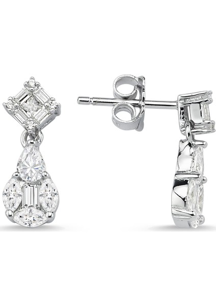 Gümüş İlizyon Damla Küpe G86Kp