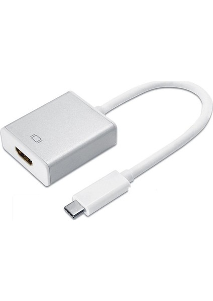 Type C 3.1 To Hdmı Tv Projeksiyon 4K Ultra Hd Macbook Uyumlu 10 Gpbs Süper Yüksek Hızlı Görüntü Yansıtıcı Dönüştürücü Adaptör