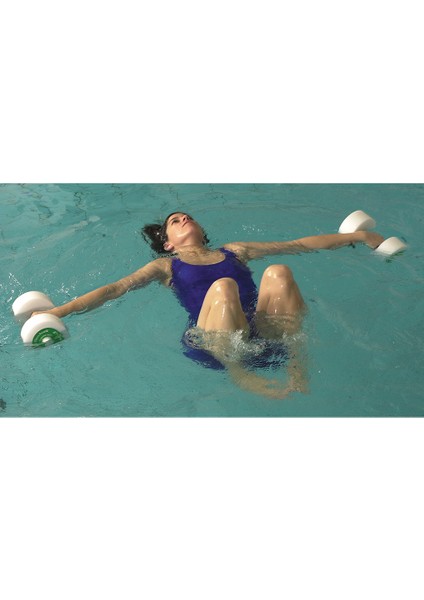 40050 Hand Bar Havuz Eğitim Dambılı Hafif Sert Kırmızı fiyatları