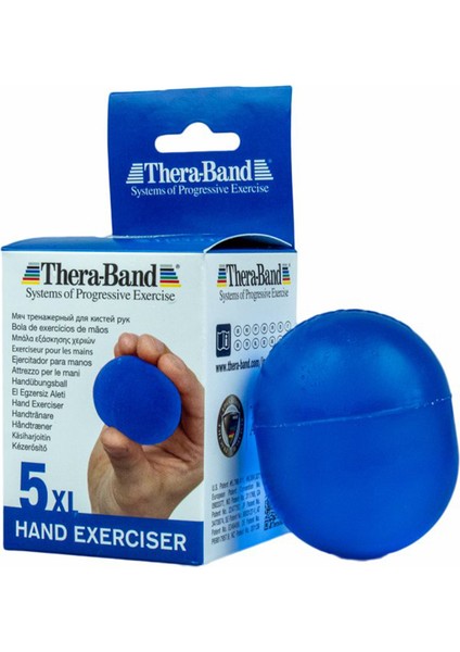 12342 Hand Exerciser Xl El Jel Egzertsiz Topu Çok Sert Mavi