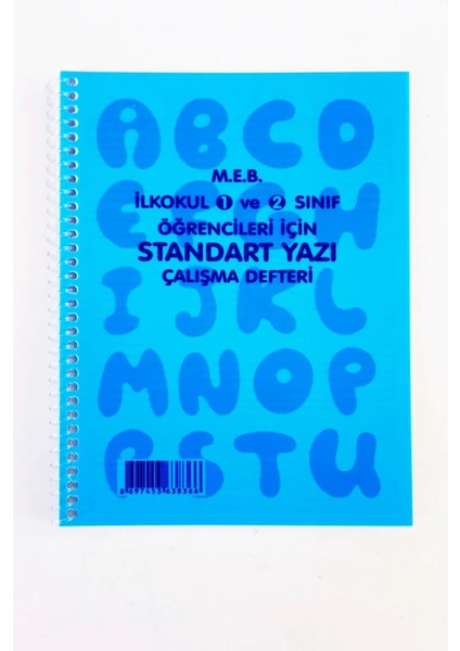 Standart Güzel Yazı Defteri A5 Sipralli Plastik Kapak